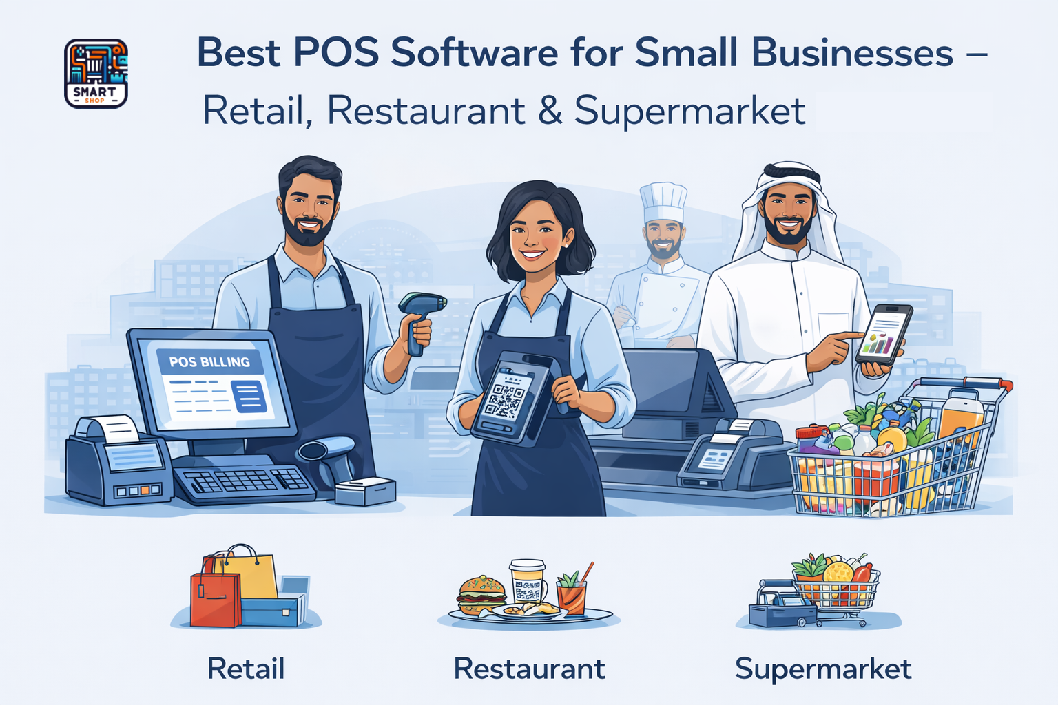 Best POS Software for Small Businesses – Retail, Restaurant & Supermarket (2026 Guide)